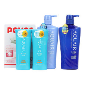 水之密语 净澄水活 洗发600ml+护发600ml+沐浴露200mlx2+电吹风 99元包邮