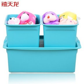 禧天龙 树脂桌面收纳盒5L*2+11L 39.9元