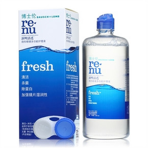博士伦 润明清透fresh隐形眼镜护理液500ml+傲滴300ml+300ml 49元包邮(需码)