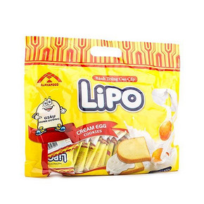 越南Lipo鸡蛋牛奶营养 面包干300g*6件 49.6元（34.8*2件-20券）