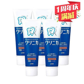 狮王 CLINICA酵素洁净立式牙膏130gx5支+ 红椿洗发水套装 112元(212-90-10)