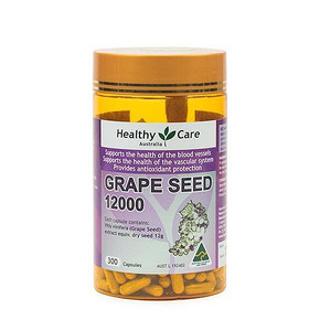 Healthy Care 葡萄籽胶囊 12000mg 300粒 101元包邮（136-35券）