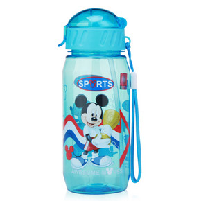 Disney 迪士尼 儿童便携吸管水杯 400ml 9.9元