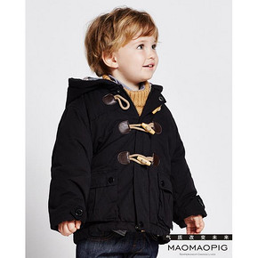 毛毛猪 男童加厚棉衣外套 多色可选 58元包邮