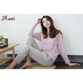 前30分钟# 顶瓜瓜 女 秋冬季长袖外穿家居服 薄款 0点 99返49.5元