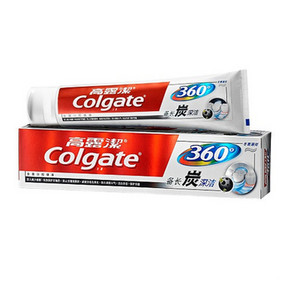 高露洁 360°全面口腔健康牙膏备长炭深洁180g 8元
