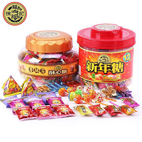 年货置备# 徐福记 酥心糖桶 新年糖桶 年货礼品装 1200g 券后83.8元包邮