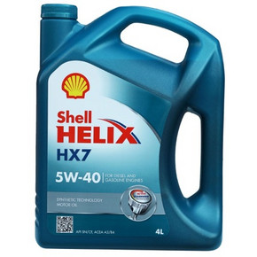 手机端：壳牌 合成机油 Helix HX7 5W-40 蓝喜力 SN级4L 159元包邮