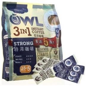 新加坡进口# Owl 猫头鹰 3合1特浓咖啡800g 35.9元包邮