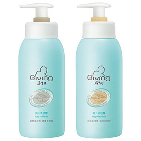 启初 婴儿洗发露235ml+启初 婴儿沐浴露235ml 20元