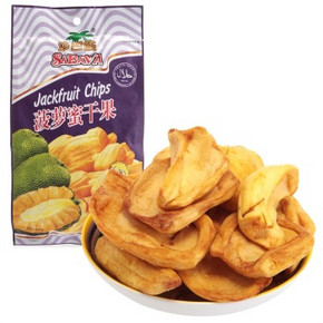 年货# SABAVA 沙巴哇 菠萝蜜干果220g 9.9元(19.9，99-50)