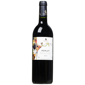 法国进口# Gaston 加斯顿 梅洛红葡萄酒750ml 折61.5元(123，2件5折)