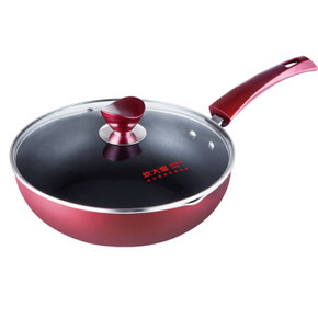 炊大皇 WG44556 溢彩无油烟不粘煎炒锅 28cm 折64.5元(129，199-100)