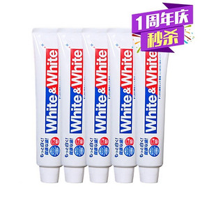 日本LION狮王WHITE 150gx5支 39元