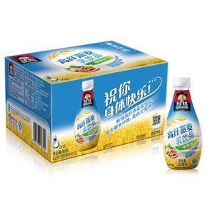 手机端# 桂格 高纤燕麦乳 麦榛果味350mlx12瓶 15.5元(55.9，买赠+满减)