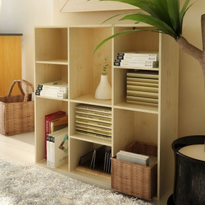 慧乐家 鲁比克 九格储物柜 白枫木色 折75元(149，199-100)