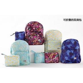 可折叠的双肩包# LifeVC 丽芙家居 折叠备用双肩包+送红包6只 59元包邮