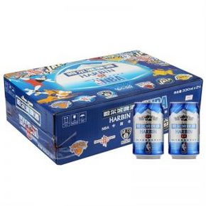 HARBIN 哈尔滨冰纯啤酒 330mlx24听 39.9元包邮