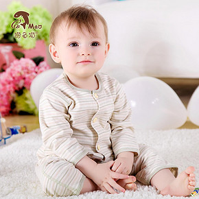 捞鱼猫 纯棉婴儿连体衣 19.9元包邮(39.9-20券)