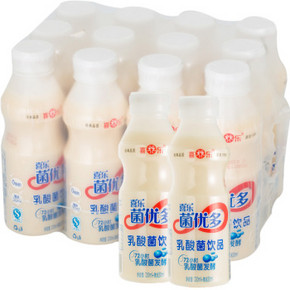 华北# 喜乐 菌优多乳酸菌饮品 360ml*12瓶 29.9元(日常60)