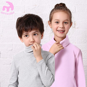 祺米 儿童纯棉高领打底衣 多色可选 29元包邮