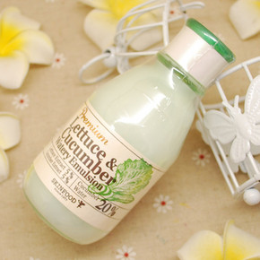 韩国进口SKINFOOD思亲肤 莴苣黃瓜水嫩乳液140ml 折30元(99*2-99-39券)