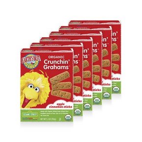 美国 EARTH'S BEST 有机苹果肉桂谷物饼干棒 150g*6盒装 108元包邮