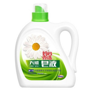 妈妈壹选天然皂液 护色洗衣液3kg 19.9元(39.9，199-100)