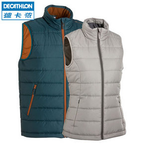 迪卡侬 户外保暖棉马甲 加厚男女背心 券后73元包邮