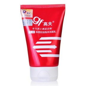 gf 高夫 竹炭 净透控油泡沫洁面乳 100g 折16.5元(33，买2免1)