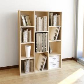 慧乐家 FNAJ-11107-1 鲁比克十一格柜 白枫木色 99元包邮(199-100)