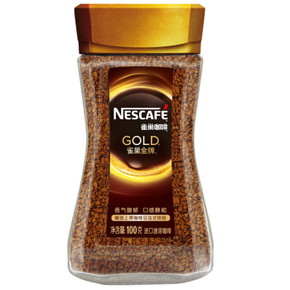 雀巢(Nestle) 金牌咖啡法式烘焙 100gx2瓶 +凑单品 100元(200-100)