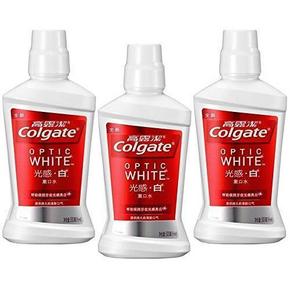 Colgate 高露洁 光感白 漱口水 500ml*3瓶 49元包邮