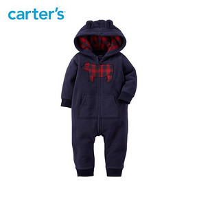 Carter's 小熊摇粒绒男婴连体衣 57.9元包邮
