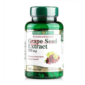 NATURE'S BOUNTY 自然之宝 葡萄籽提取物胶囊 100mg 100粒 59元包邮