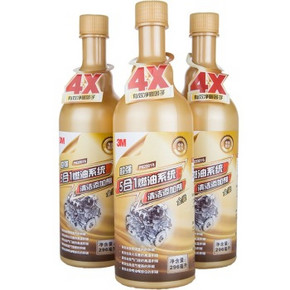 3M PN20018 5合1燃油系统清洁添加剂3瓶 折79元(129，200-100券)