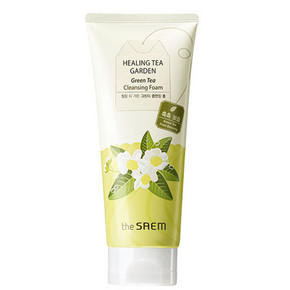 手机端：得鲜(The saem) 舒缓绿茶洁面霜170ml 15元