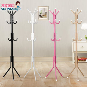 前60秒# 苏庭美居 创意落地挂衣架 多色可选 39.6返19.8元