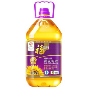 手机端：福临门 非转基因葵花籽油4L+赠200京豆 32.4元(39.9，159-30)