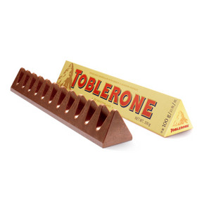 TOBLERONE 瑞士三角 多口味 干巧克力100gx16条 112.4元包邮(302.4-90-100)