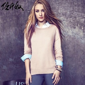 佐丹奴  山羊绒混纺套头毛衣衫  59元包邮