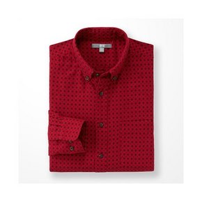 优衣库UNIQLO 男装 法兰绒印花衬衫 79元