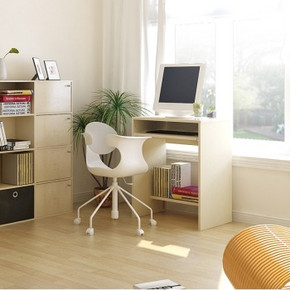 慧乐家 泊雅特实用电脑桌 学习桌  白枫木色 折51元(202.9-100)