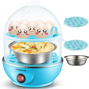 手机端# CHIGO  志高ZDQ210 双层家用蒸蛋器 39.8元