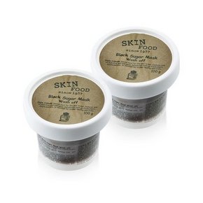 SKINFOOD 思亲肤 黑糖精华光采嫩肤面膜 100g*2瓶 75元包邮
