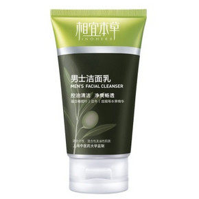 INOHERB 相宜本草 男士洁面乳 120gx2件 23.8元