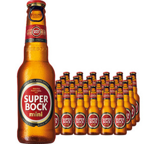 超级伯克 Superbock黄啤酒拉环瓶装200mlx24瓶 108元(208-100)