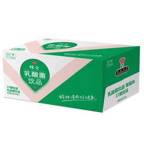 味全 乳酸菌草莓味450mlx15瓶 x 2箱 +凑单品 55.5元(105.5-50)