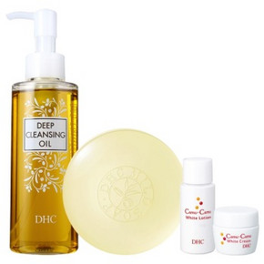 DHC 蝶翠诗 橄榄卸妆油120ml+滋养皂90g+化妆水30ml+霜10g 159元(189-30券)