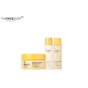 秒杀预告# The Face Shop 韩国芒果籽 水30ml+乳30ml+霜10ml 9.9元包邮